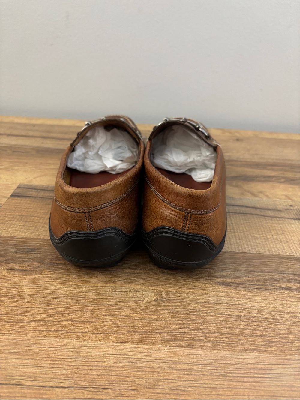 Peter Millar Keily Bit Driving Loafer Leather Brown Men’s - Picture 6 of 9
